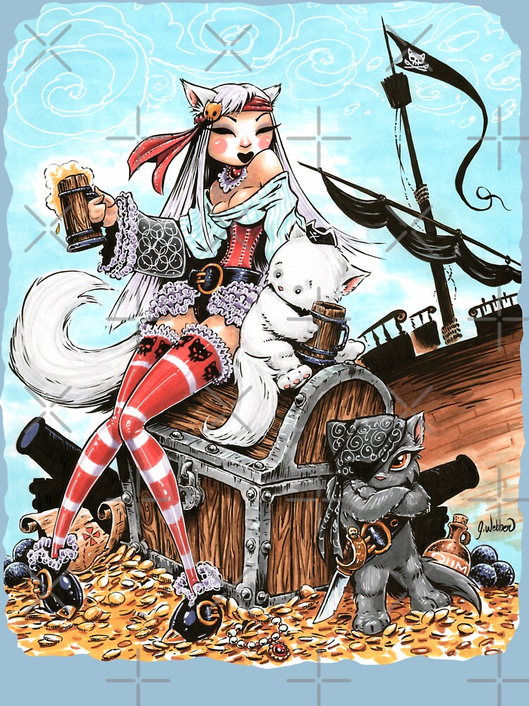 PIRATE FAIRIES by gWebberArts