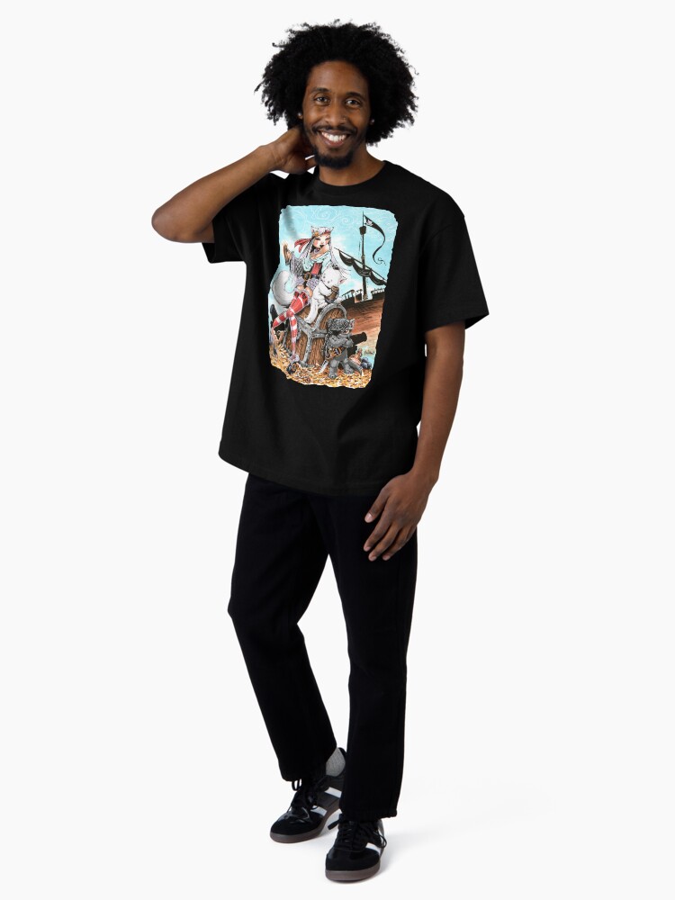Thumbnail 4 of 7, Oversized T-Shirt, PIRATE FAIRIES designed and sold by gWebberArts.