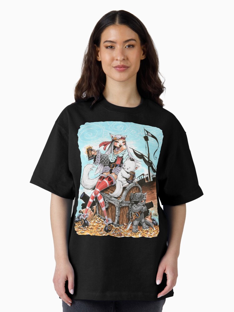 Thumbnail 2 of 7, Oversized T-Shirt, PIRATE FAIRIES designed and sold by gWebberArts.