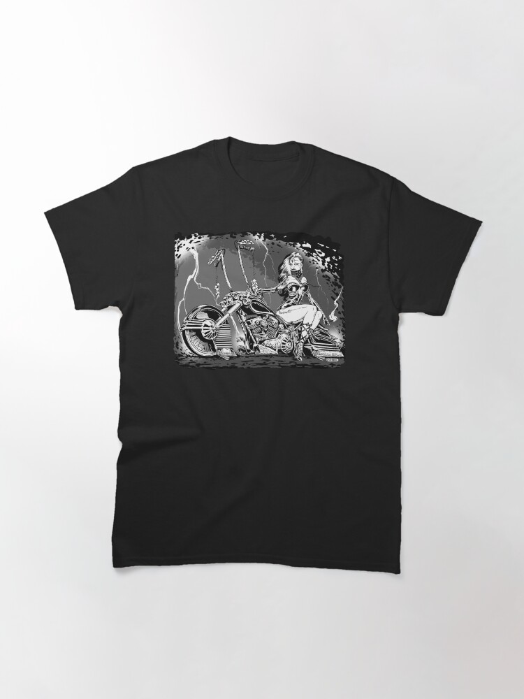 Thumbnail 3 of 7, Classic T-Shirt, El Jinete Fantasma designed and sold by gWebberArts.