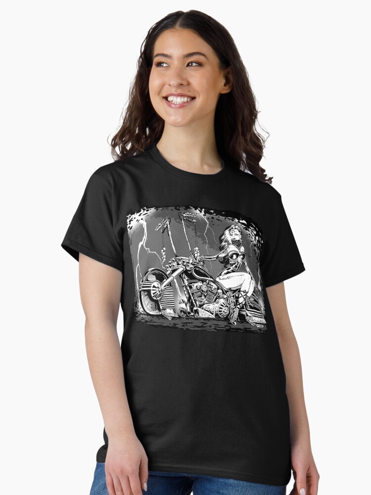 Thumbnail 2 of 7, Classic T-Shirt, El Jinete Fantasma designed and sold by gWebberArts.