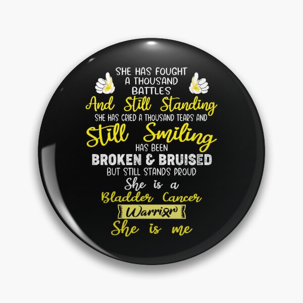 Item preview, Bladder Cancer Warrior SHE IS ME - Support Bladder Cancer Fighter Gifts designed and sold by Berriosly.