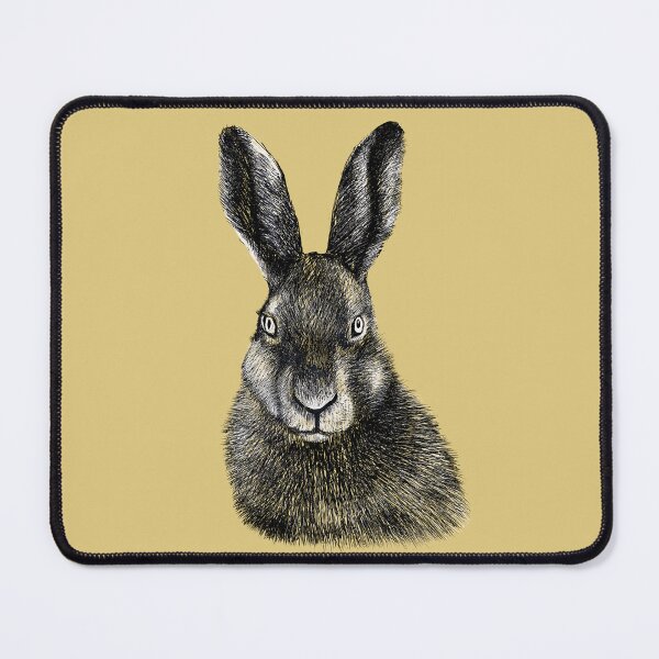 Item preview, Hare, drawing in black and white designed and sold by Lemontreeart63.