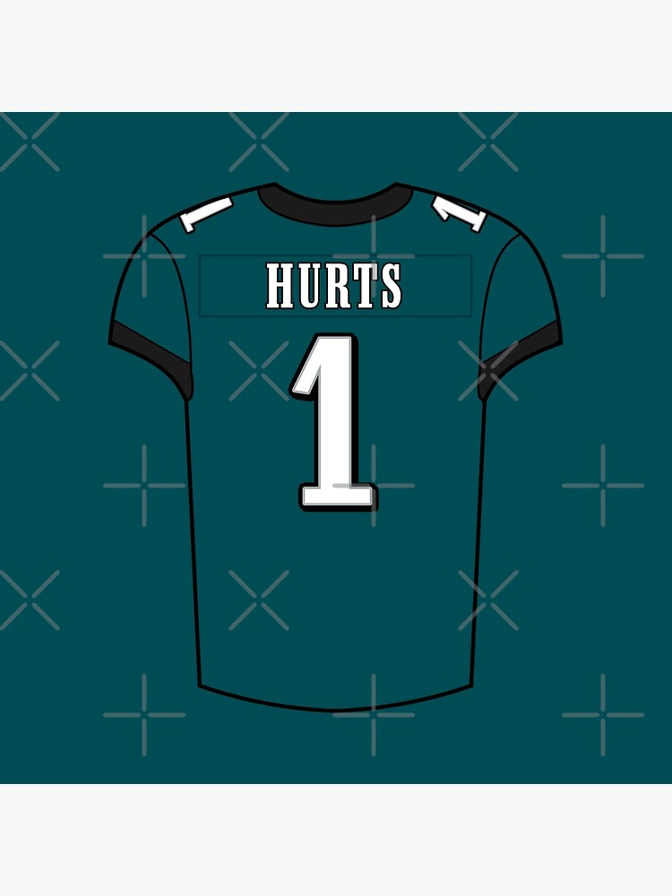 Jalen Hurts Home Jersey Art Board Print for Sale by designsheaven