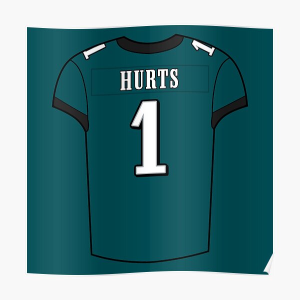 Jalen Hurts Alternate Jersey Sticker for Sale by designsheaven