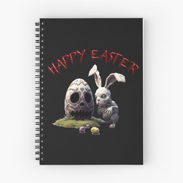 Item preview, Happy Easter - Zombie Rabbit with Skull designed and sold by Scrumptious Designs.