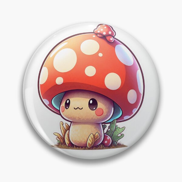 Item preview, Cute chibi mushroom, toadstool designed and sold by MarcGugDesigns.
