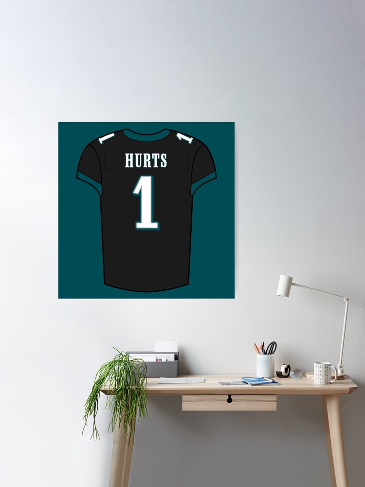 Jalen Hurts Home Jersey Poster for Sale by designsheaven