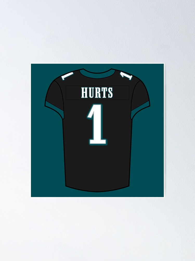 Jalen Hurts Philadelphia Eagles Alternate Game Jersey - Black