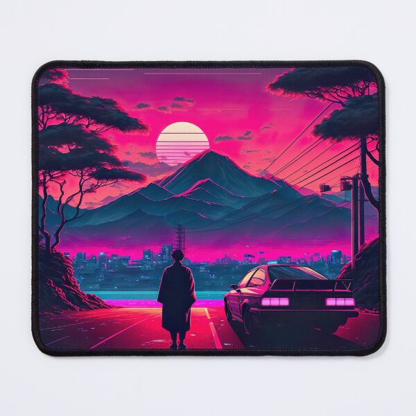 Item preview, Synthwave Sunset art designed and sold by Makoto-Styl.