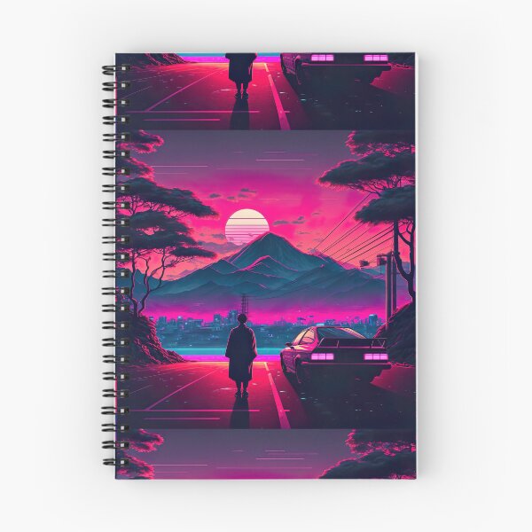 Item preview,  Synthwave Sunset art designed and sold by Makoto-Styl.