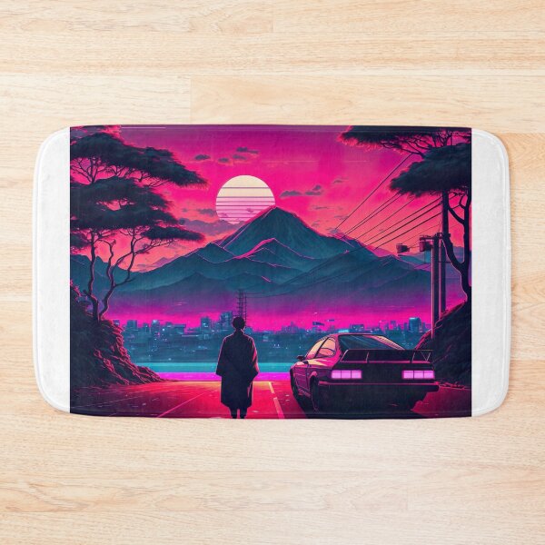 Item preview,  Synthwave Sunset art designed and sold by Makoto-Styl.