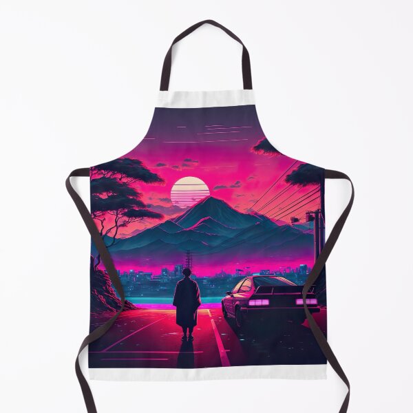 Item preview,  Synthwave Sunset art designed and sold by Makoto-Styl.
