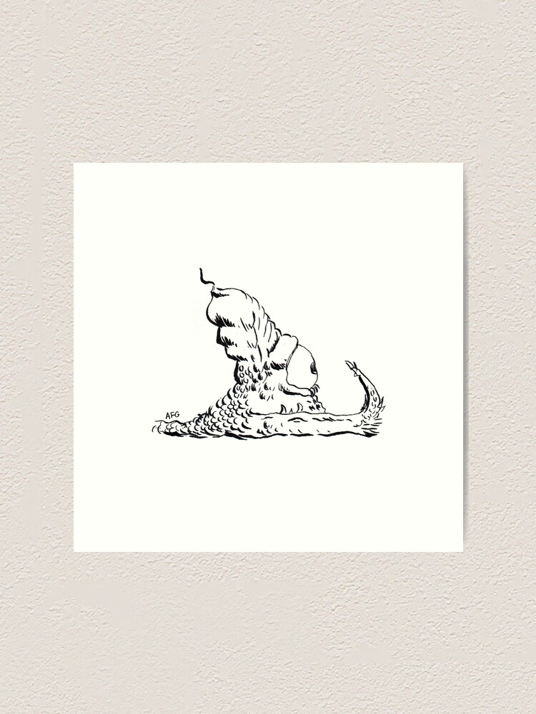 Alternate view of Slug Art Print