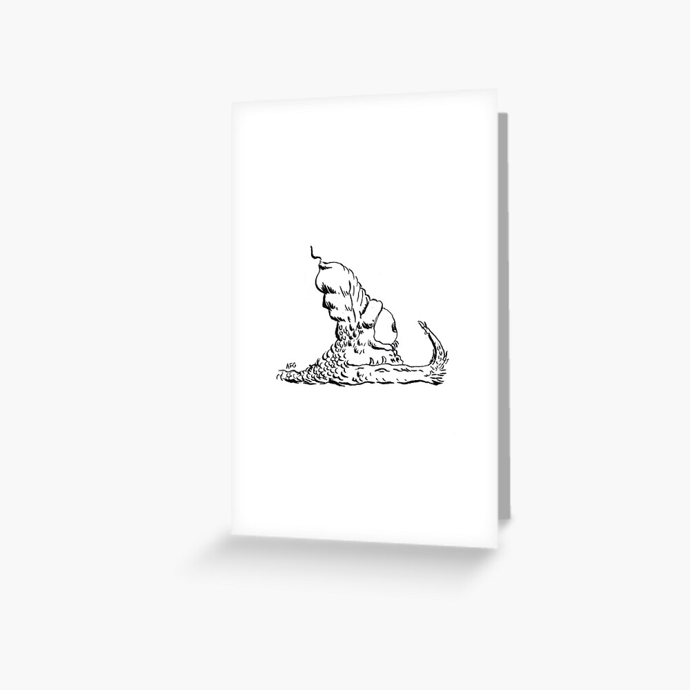 Slug Greeting Card