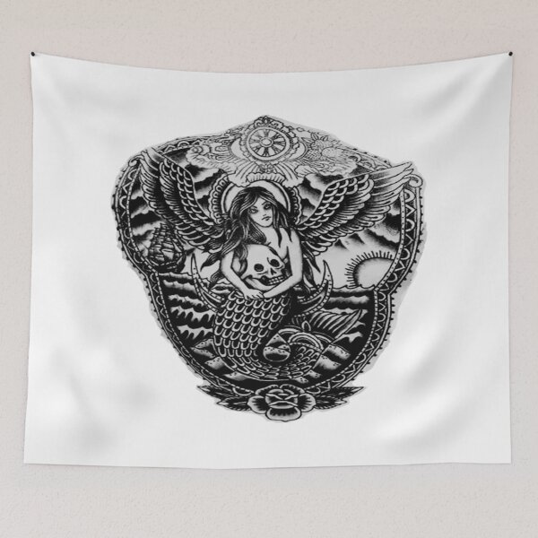 Item preview, Adam Levine Mermaid Tattoo designed and sold by HerrKoolS.
