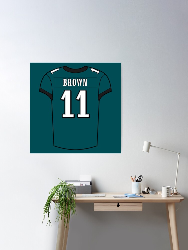 A.J. Brown Away Jersey Poster for Sale by designsheaven