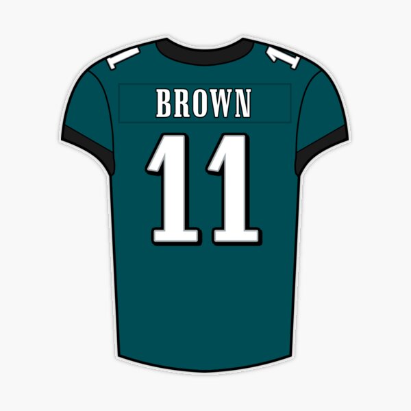 A.J. Brown Away Jersey Sticker for Sale by designsheaven