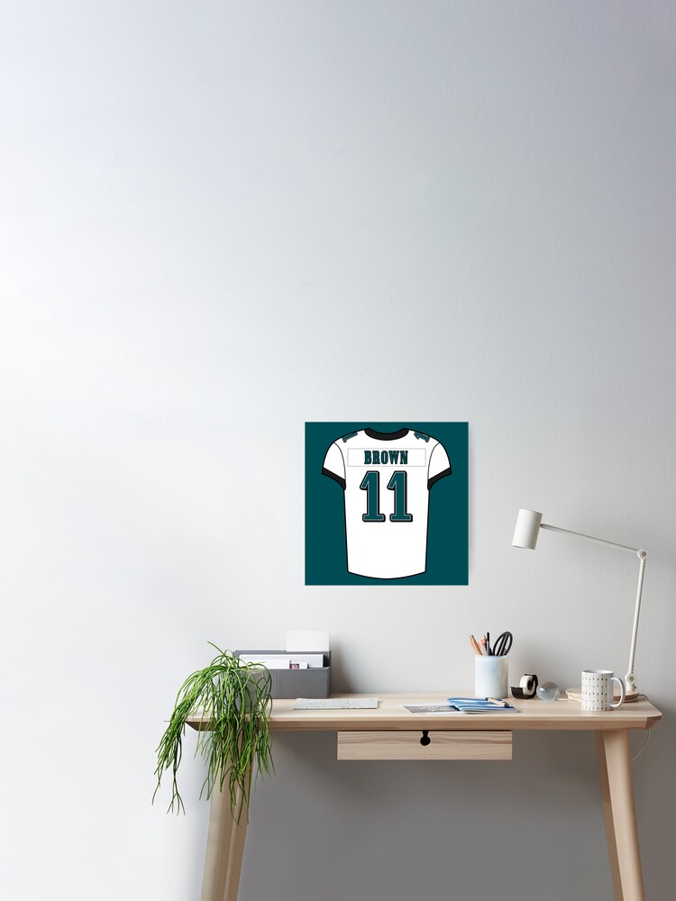 A.J. Brown Away Jersey Poster for Sale by designsheaven