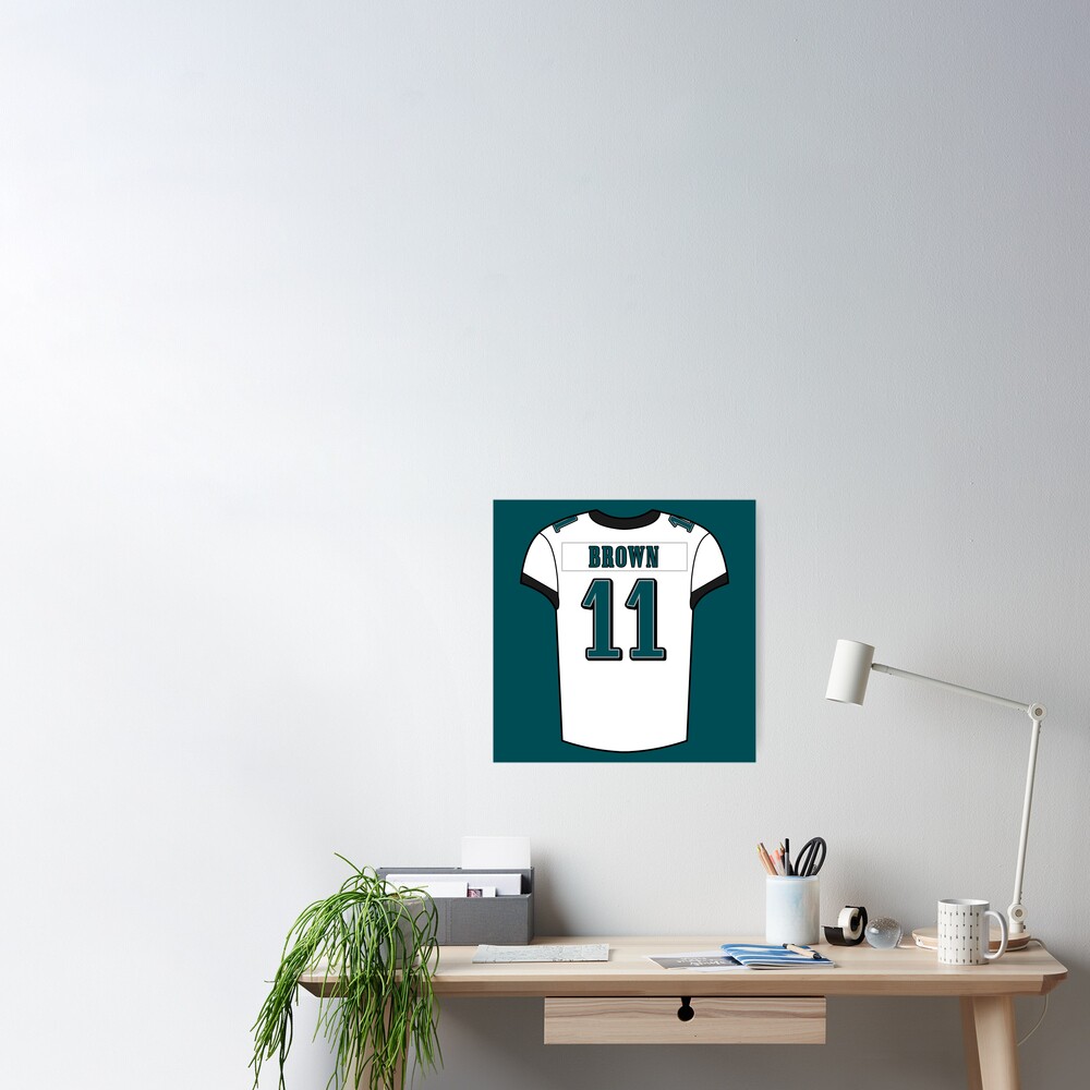 A.J. Brown Away Jersey Poster for Sale by designsheaven