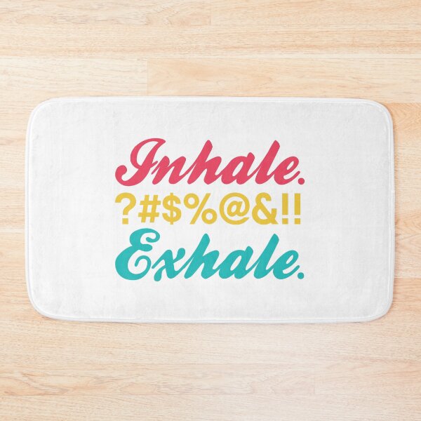 Item preview, Inhale. (Explicit) Exhale. designed and sold by chillaxcats.