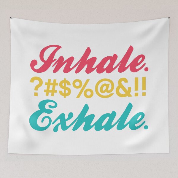 Item preview, Inhale. (Explicit) Exhale. designed and sold by chillaxcats.