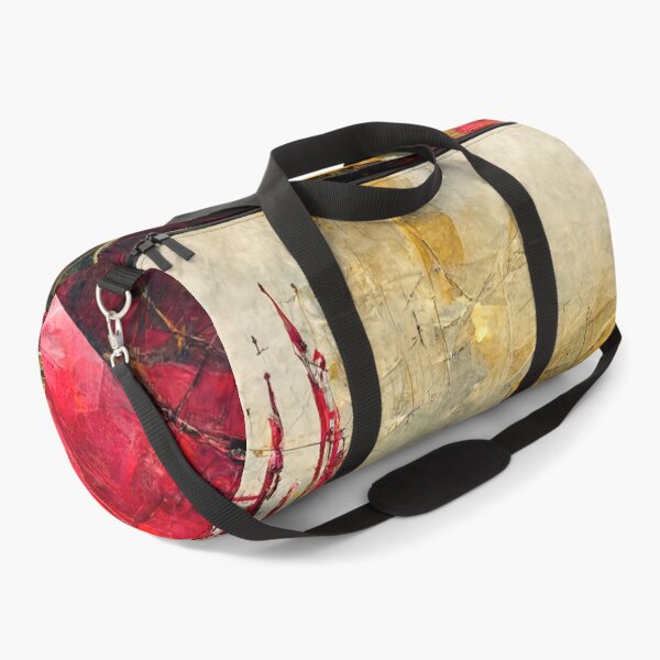 Item preview, Abstract ships over the sea of ruby and gold designed and sold by Michael Bollin.