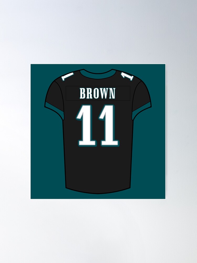 A.J. Brown Away Jersey Poster for Sale by designsheaven