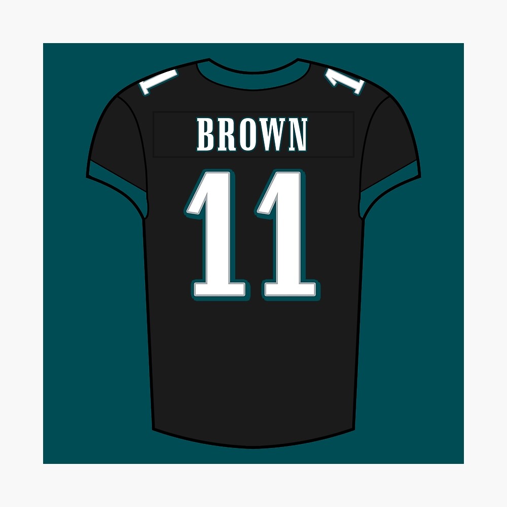 AJ Brown Poster Philadelphia Eagles Wall Art Printable 