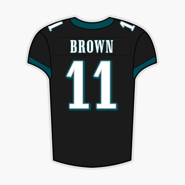 A.J. Brown Home Jersey Sticker for Sale by designsheaven