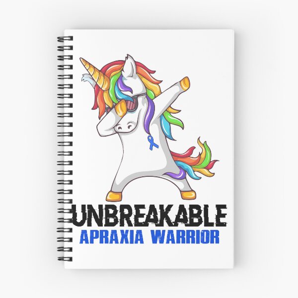 Item preview, Apraxia Awareness - Unicorn Apraxia Warrior Ribbon UNBREAKABLE designed and sold by Fernandezf.
