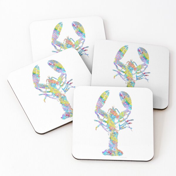 Item preview, Colorful Fresh Color Lobster Beachy Beach Art designed and sold by Sharon Cummings Art.