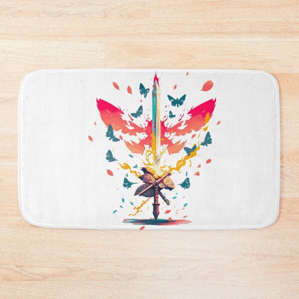 Item preview, Fire element sword 1, Game art, RPG, pastel color art designed and sold by Daimonxart.