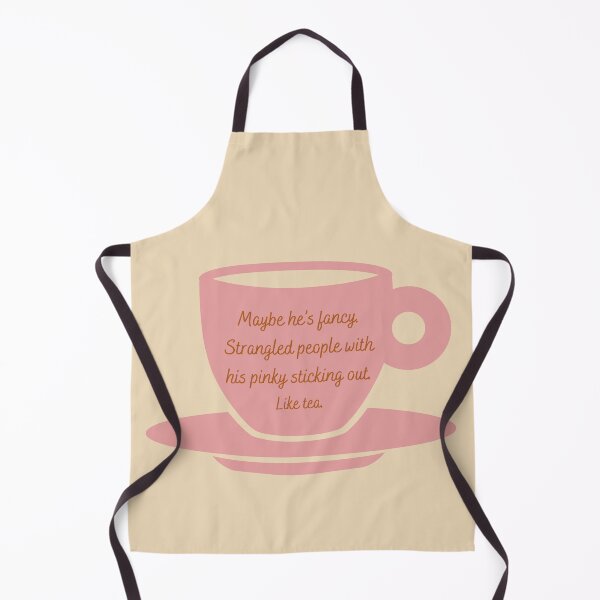 Item preview, Castle TV Series Quote - "Maybe he’s fancy. Strangled people with his pinky sticking out. Like tea." designed and sold by Artful-Julia.