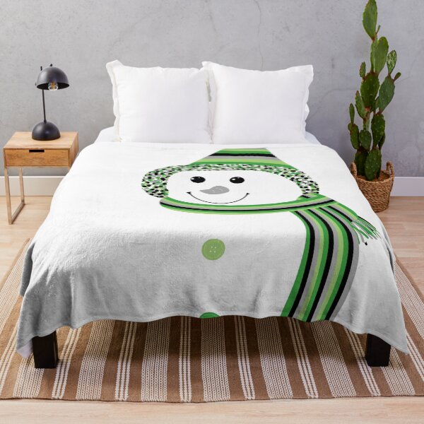 Item preview, Aro Pride Snowman Snowperson Green Grey Black White designed and sold by JoyfulJen.