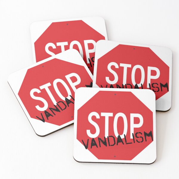 Item preview, Stop Vandalism designed and sold by YesterdaysSushi.