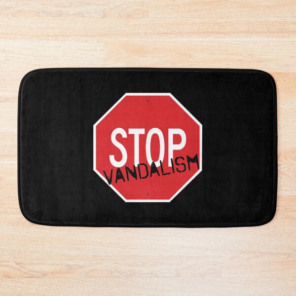 Item preview, Stop Vandalism designed and sold by YesterdaysSushi.