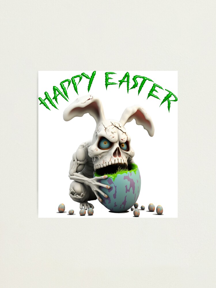 ポスター Rabi Happy Easter - Zombie Rabbit