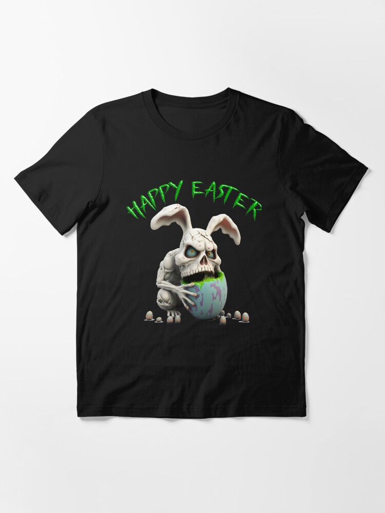 Happy Easter Bunny Rabbit Zombie Shirt- Funny Rabbit Tshirt