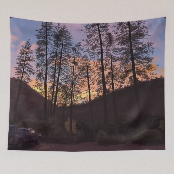Item preview, NorCal Camping Sunset designed and sold by Zia Frazier.