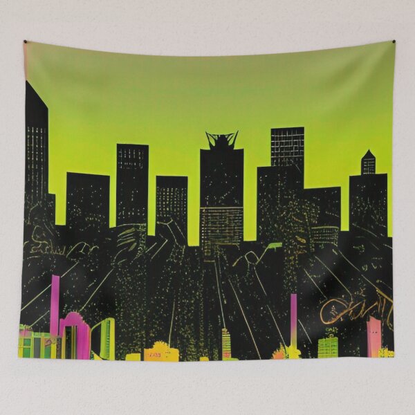 Item preview, Tulsa City Skyline Art designed and sold by Places On Earth.