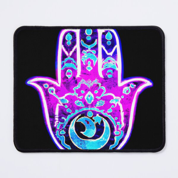Artikelvorschau, Neon-Hamsa-Hand entworfen und verkauft von James & Justin.