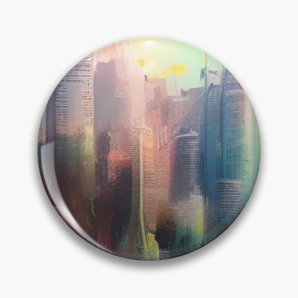 Item preview, Pintura del horizonte de Tulsa designed and sold by Places On Earth.