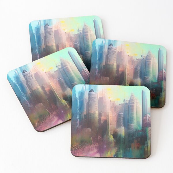 Item preview, Tulsa Skyline Painting designed and sold by Places On Earth.
