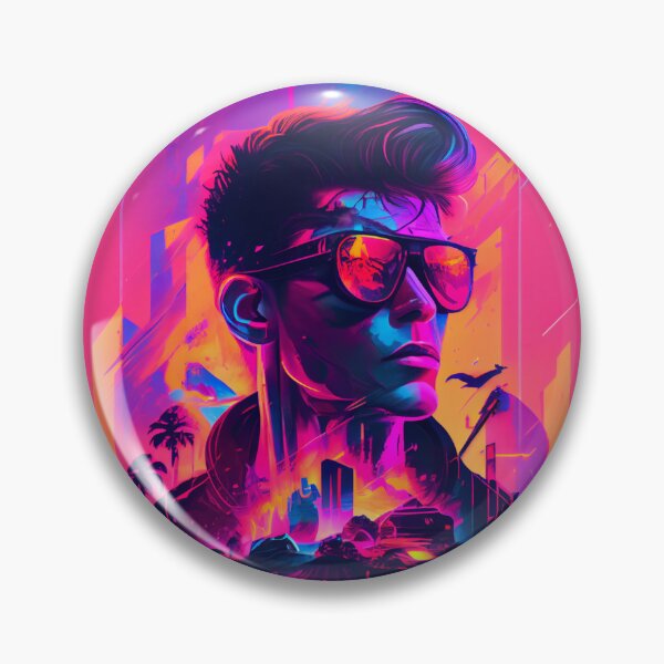 Item preview, Retro Futuristic Portrait designed and sold by LukeAiWalker.
