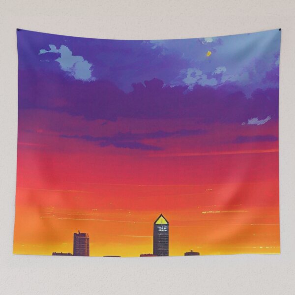 Item preview, Tulsa Skyline Art designed and sold by Places On Earth.