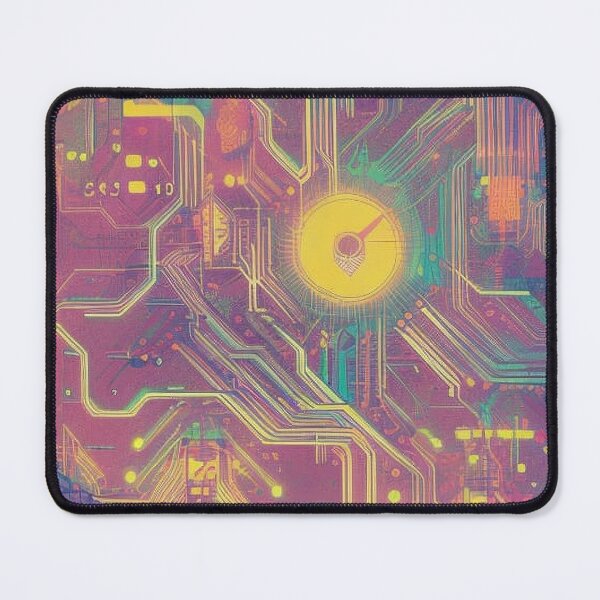 Item preview, Electronics Yellow and Pink designed and sold by Canadamarsworks.