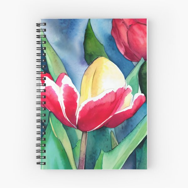 Item preview, African Tuliptree Blossom Hawai'i Original Watercolor Landscape Art designed and sold by viewgraphics.