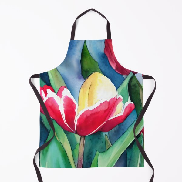 Item preview, African Tuliptree Blossom Hawai'i Original Watercolor Landscape Art designed and sold by viewgraphics.