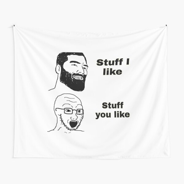 Chad Meme Tapestries for Sale